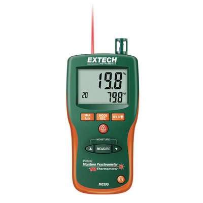 extech mo290 pinless moisture meter|extech humidity meter.